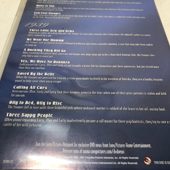 The Three Stooges Volume 1 & 2 DVD Collections 1934-1939 - Picture 6 of 15